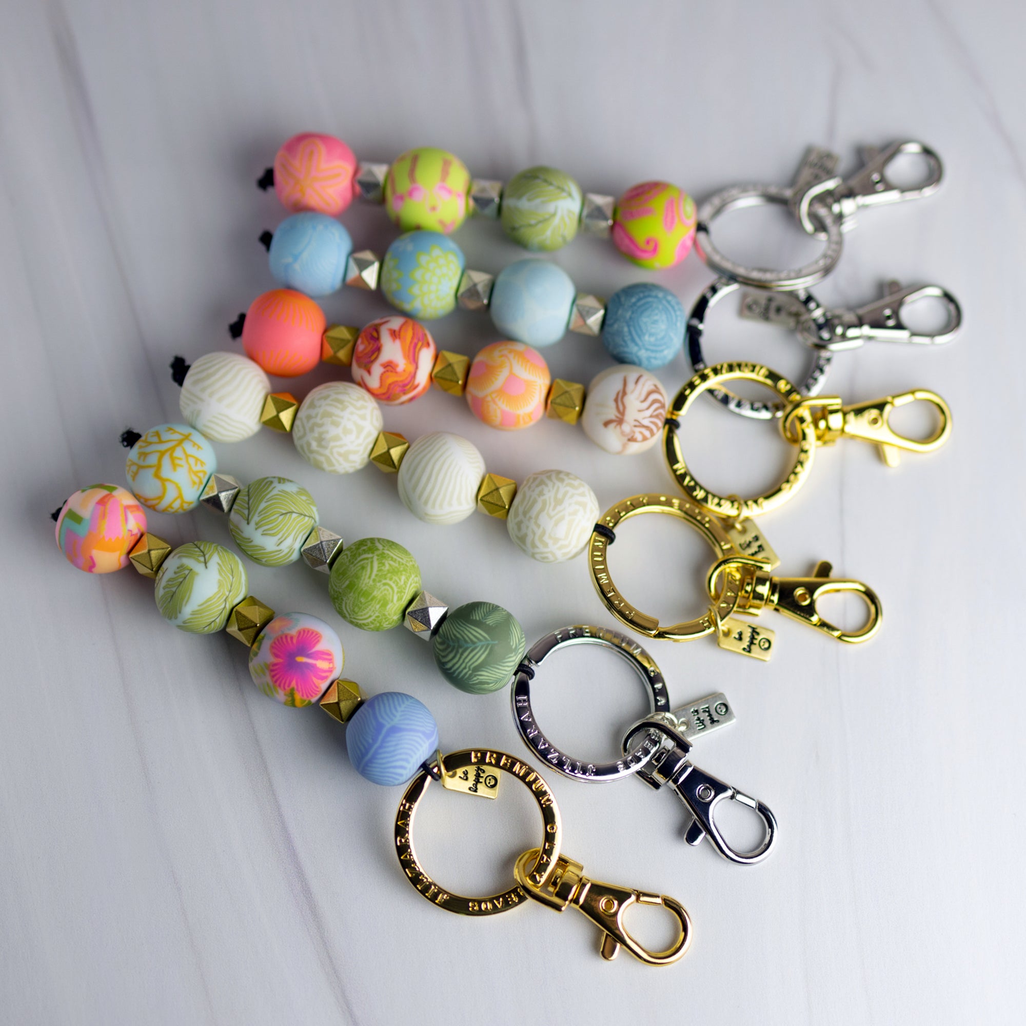 Beach Day Collection 4-Ball Keychain Variety Pack - JILZARAH Wholesale